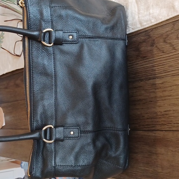 Kate Spade Berkshire Road Teegan Large Black Leather Shoulder Bag/ Satchel - Picture 7 of 16